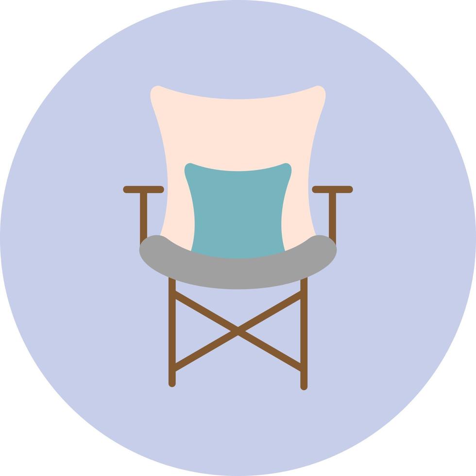 Camping Chair Vector Icon