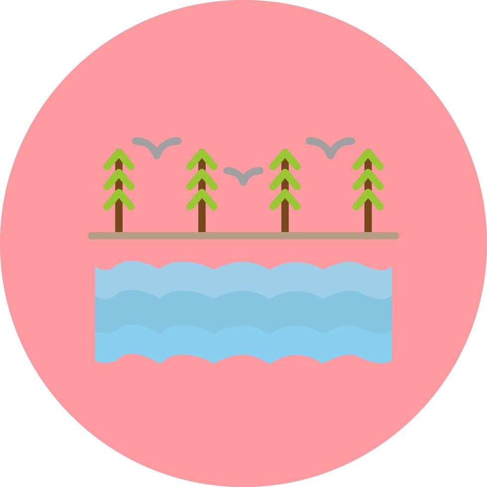 River Vector Icon