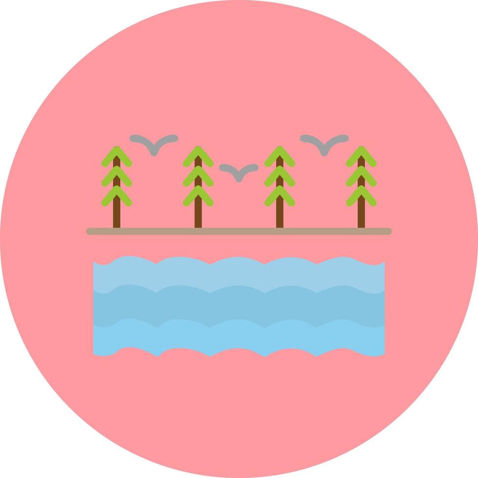 River Vector Icon