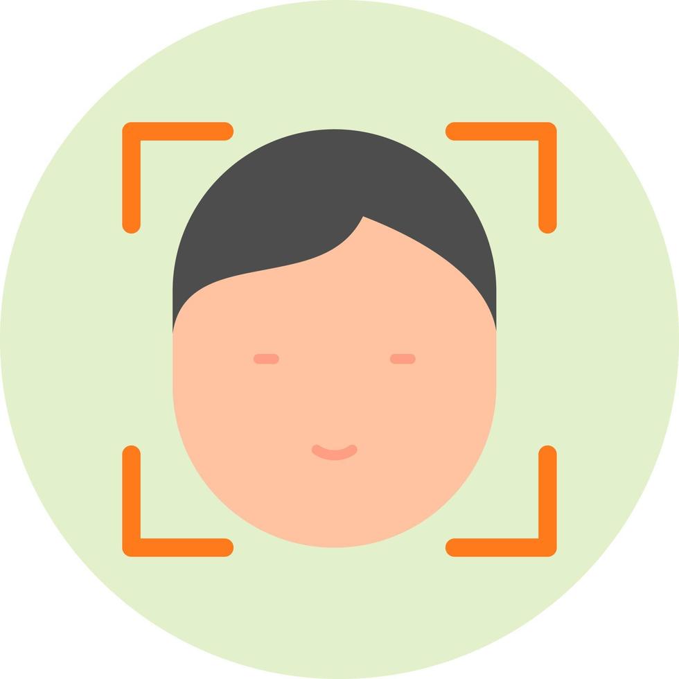 Face Id Vector Icon