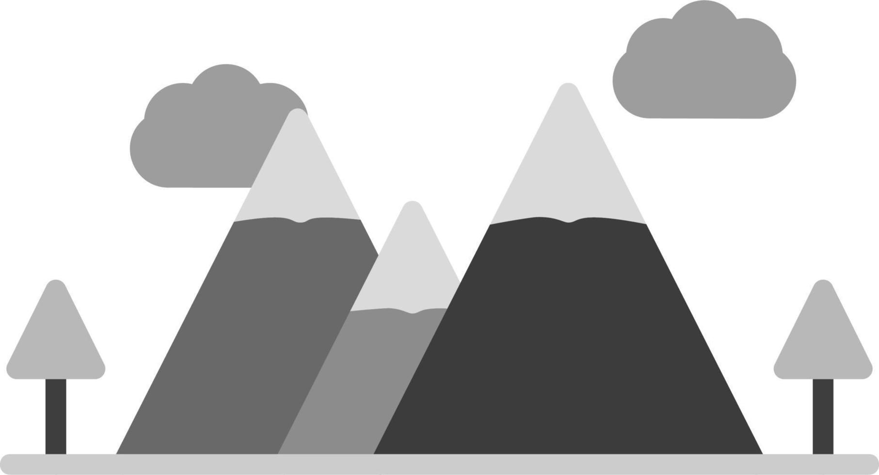 Mountain Ridge Vector Icon