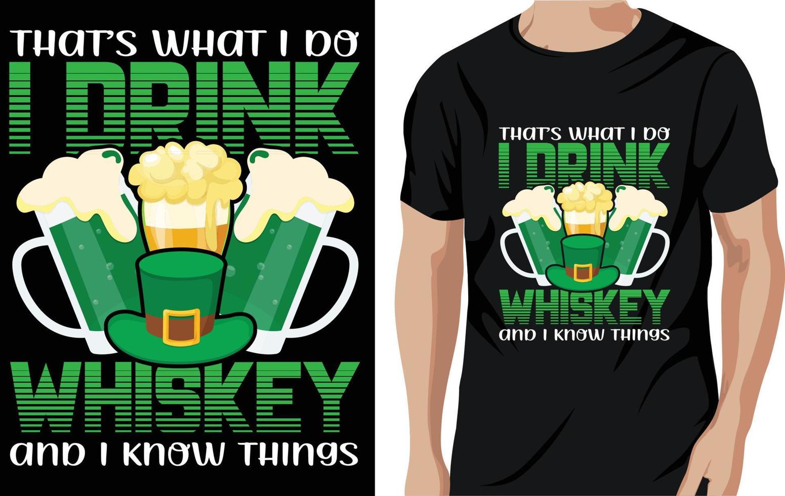 St. Patrick's day t-shirt design vector