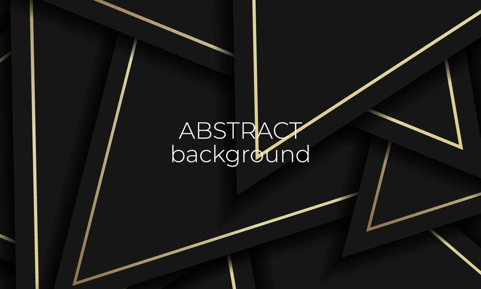 elegant modern golden lines luxury on overlap black background vector