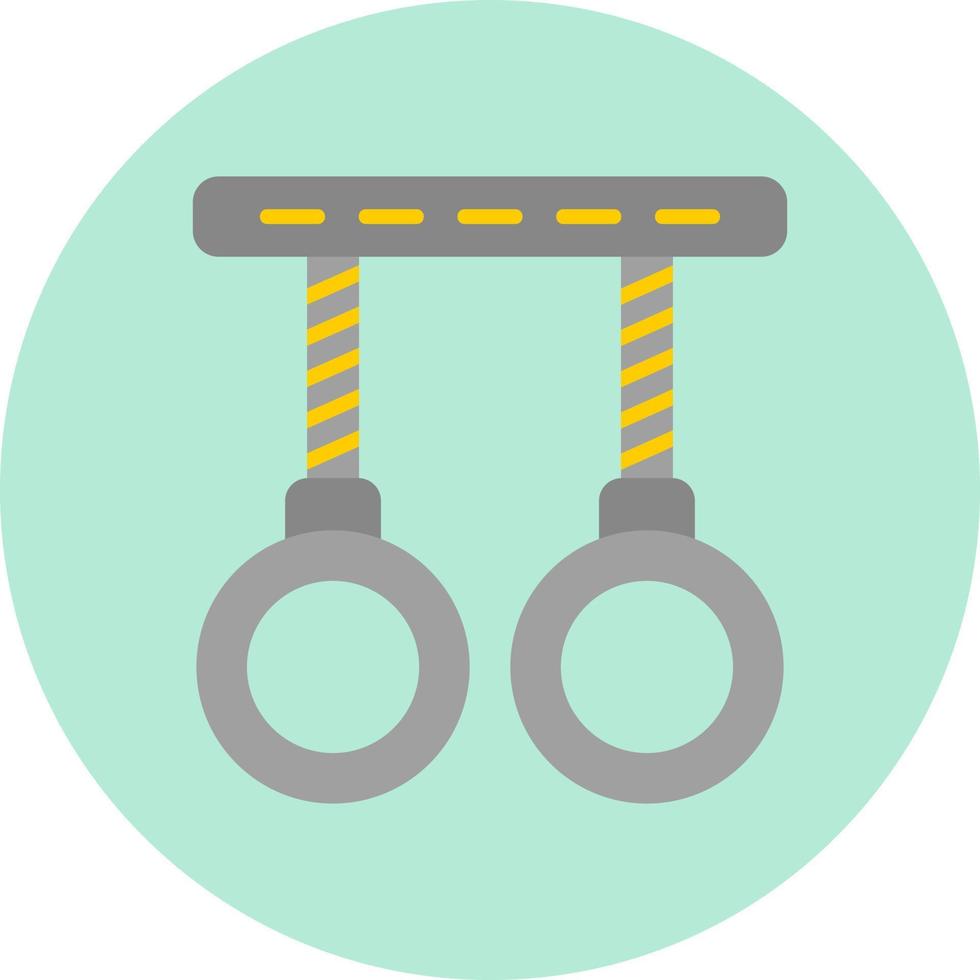 Gymnastic Rings Vector Icon