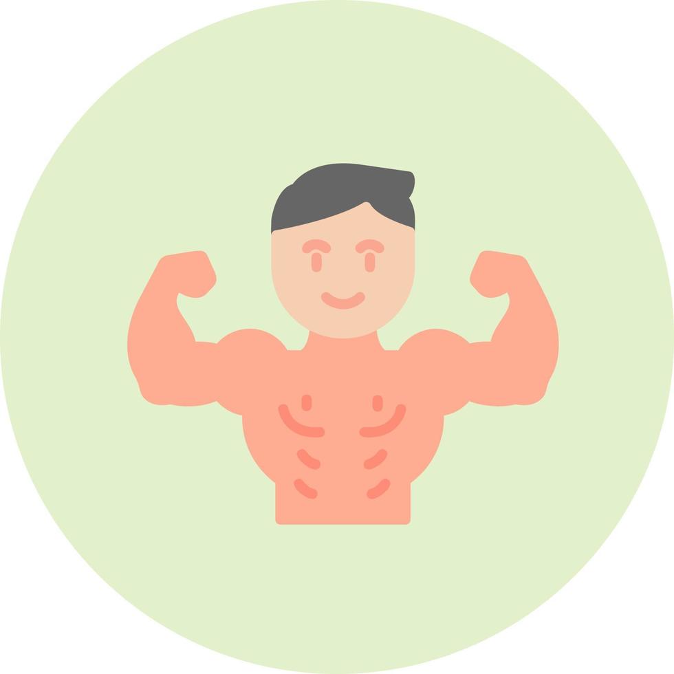 Bodybuilder Vector Icon