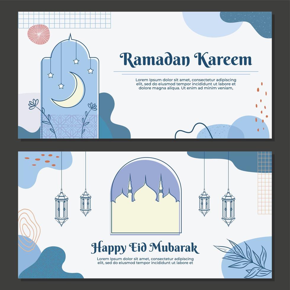 Ramadan Kareem Islamic Background vector. Happy Islamic New Hijri Year. Graphic design for the decoration of gift certificates, banners and flyer. vector