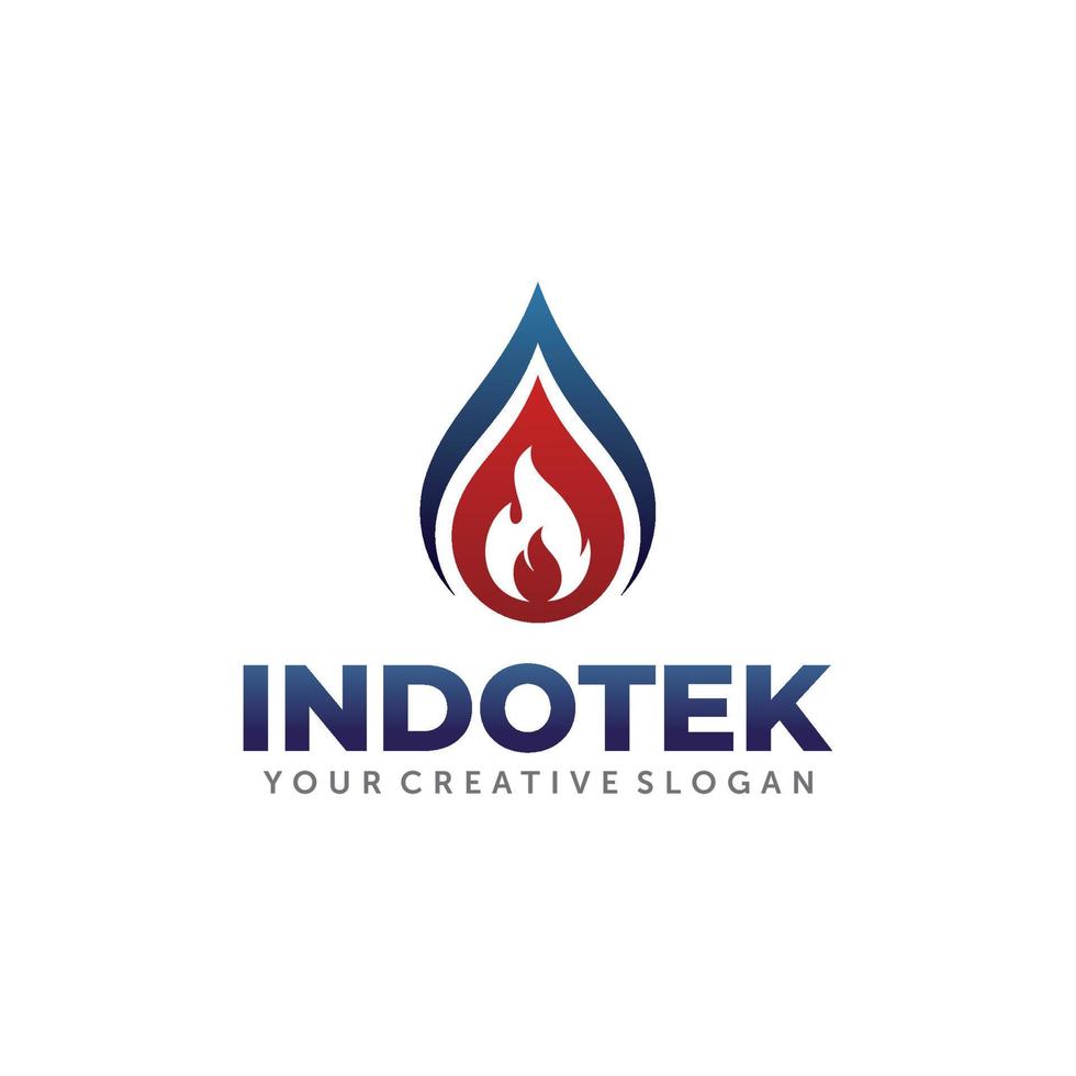 Gas and Oil Logo. Energy Logo Design Vector