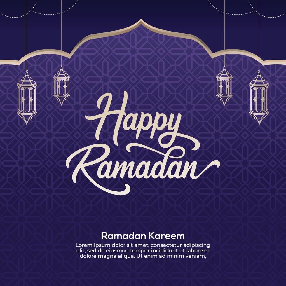 Ramadan Kareem Islamic Background vector. Happy Islamic New Hijri Year. Graphic design for the decoration of gift certificates, banners and flyer. vector