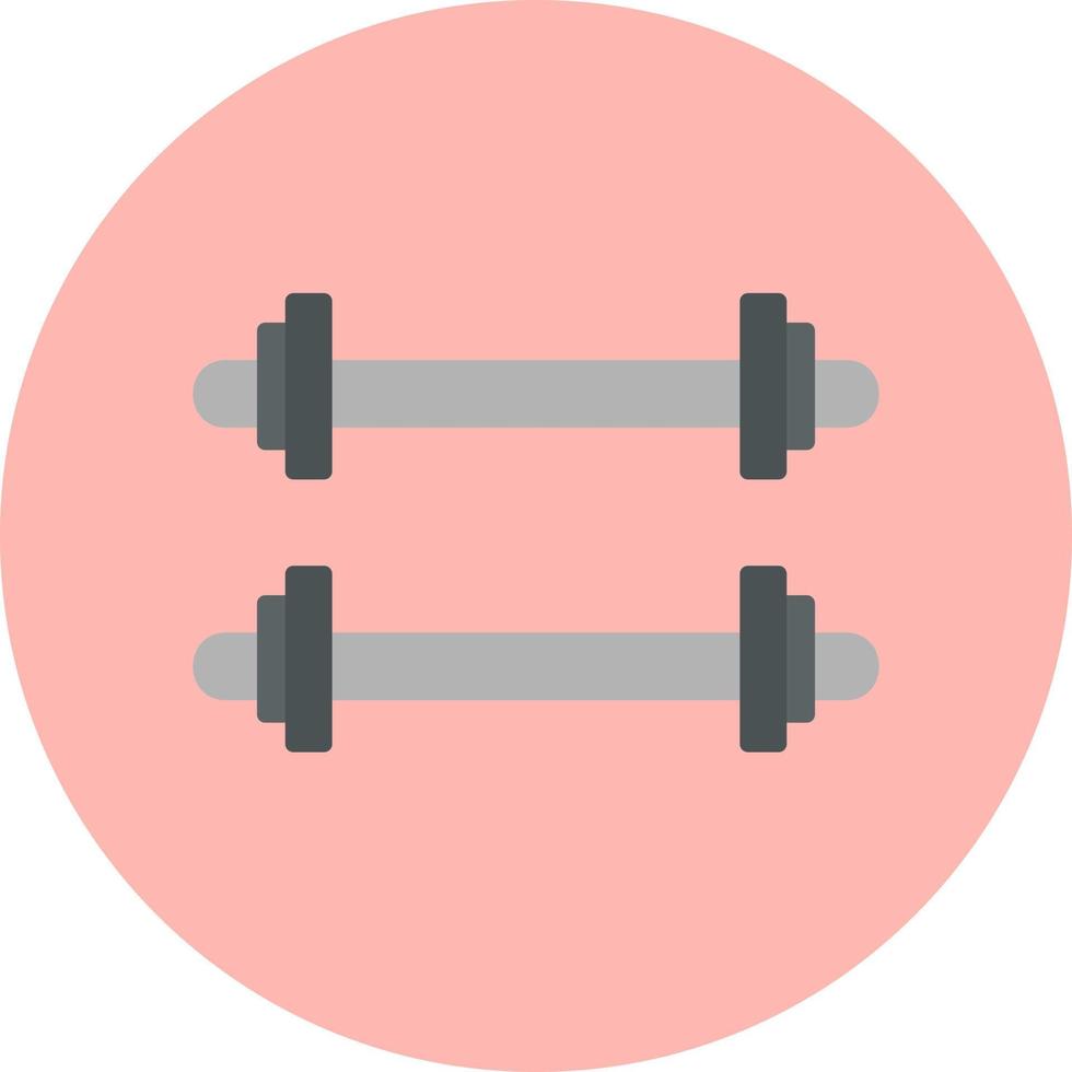 Weighted Bars Vector Icon
