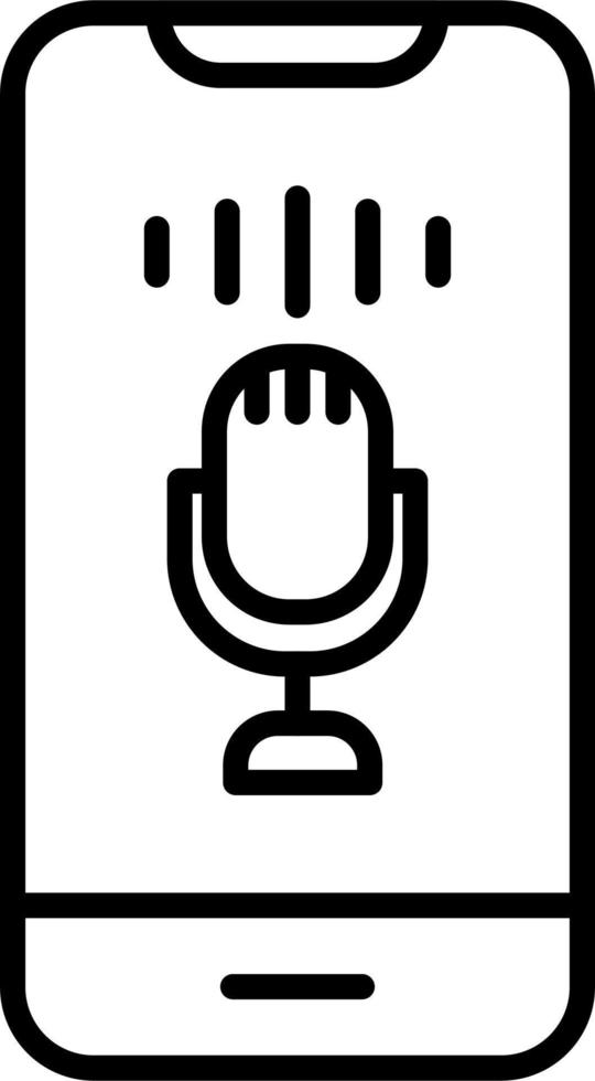 Voice Control Vector Icon