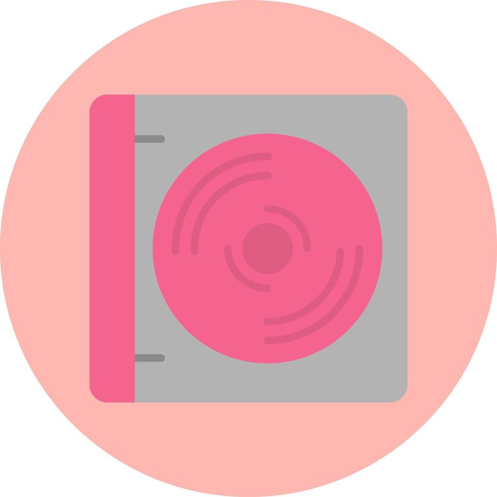 icono de vector de disco compacto