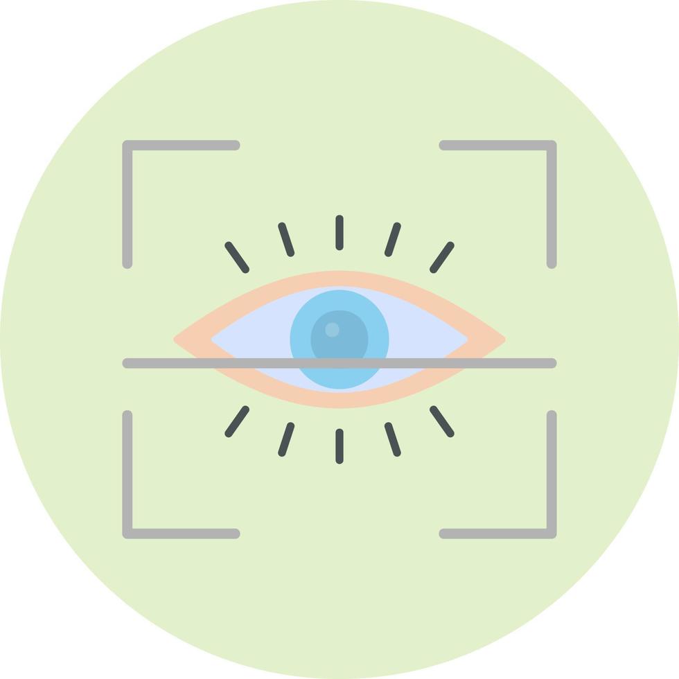 Eye Scan Vector Icon