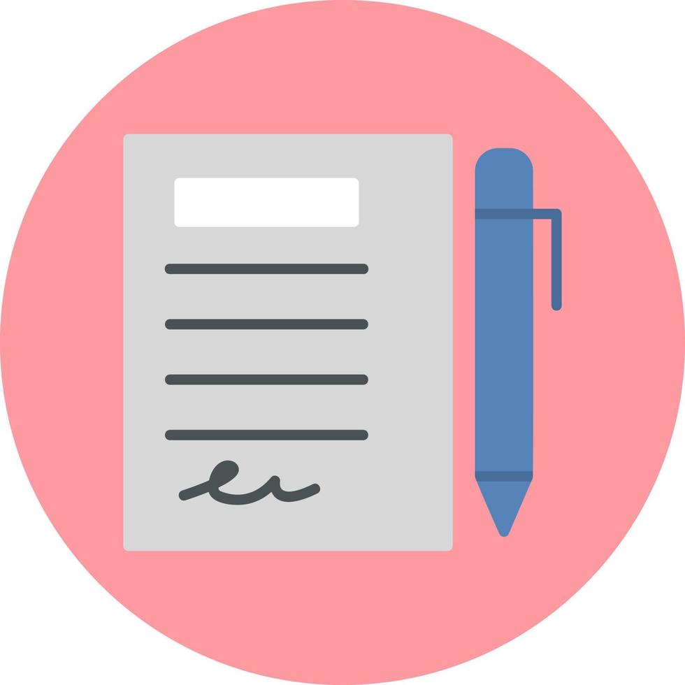 Notepad Vector Icon
