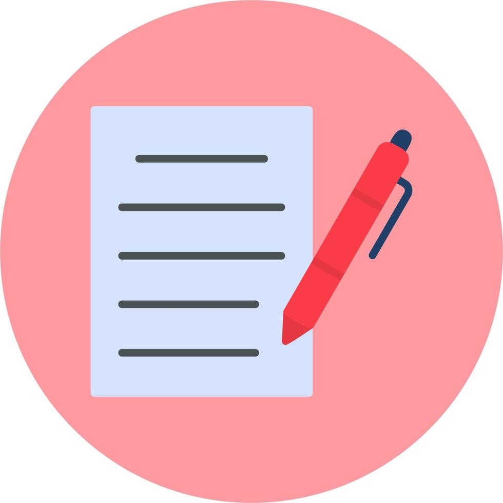 Write Vector Icon