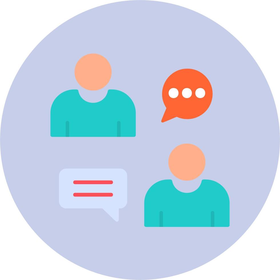 Chatting Vector Icon