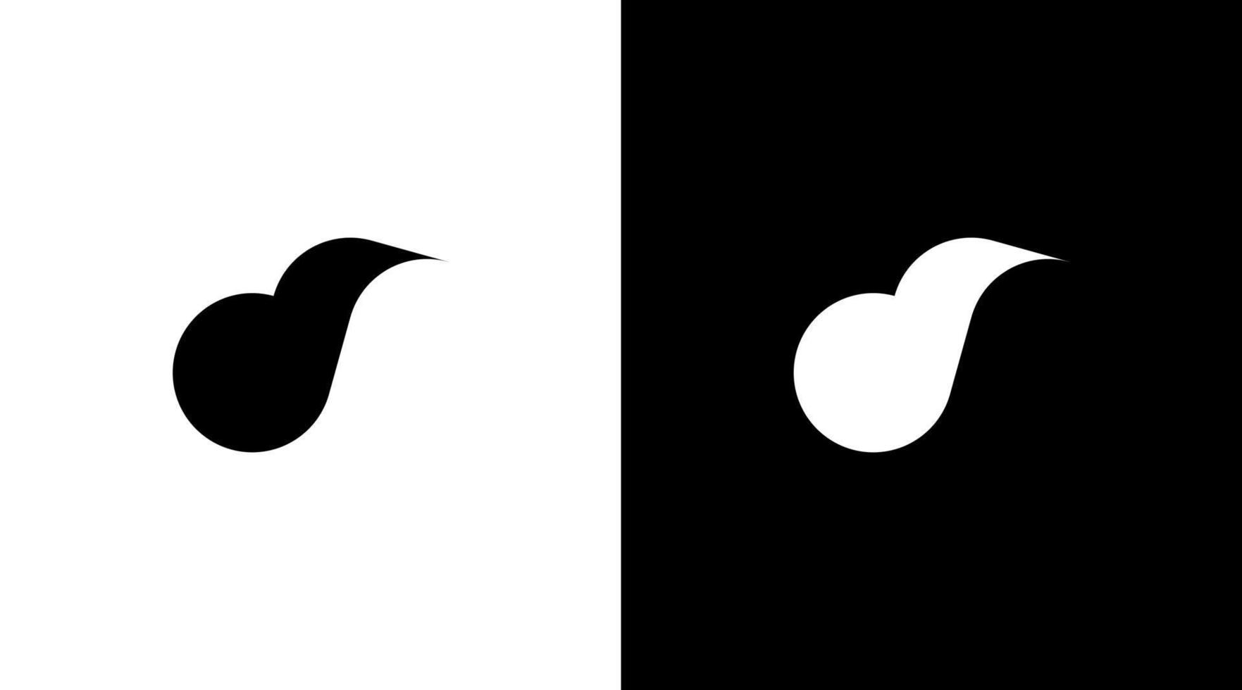 letter d logo kiwi bird vector monogram initial illustration icon style Design template