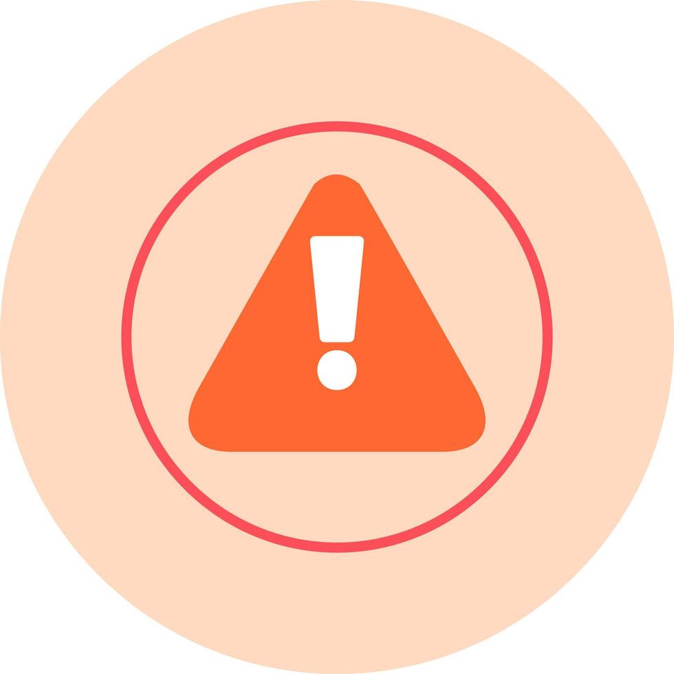 icono de vector de alerta