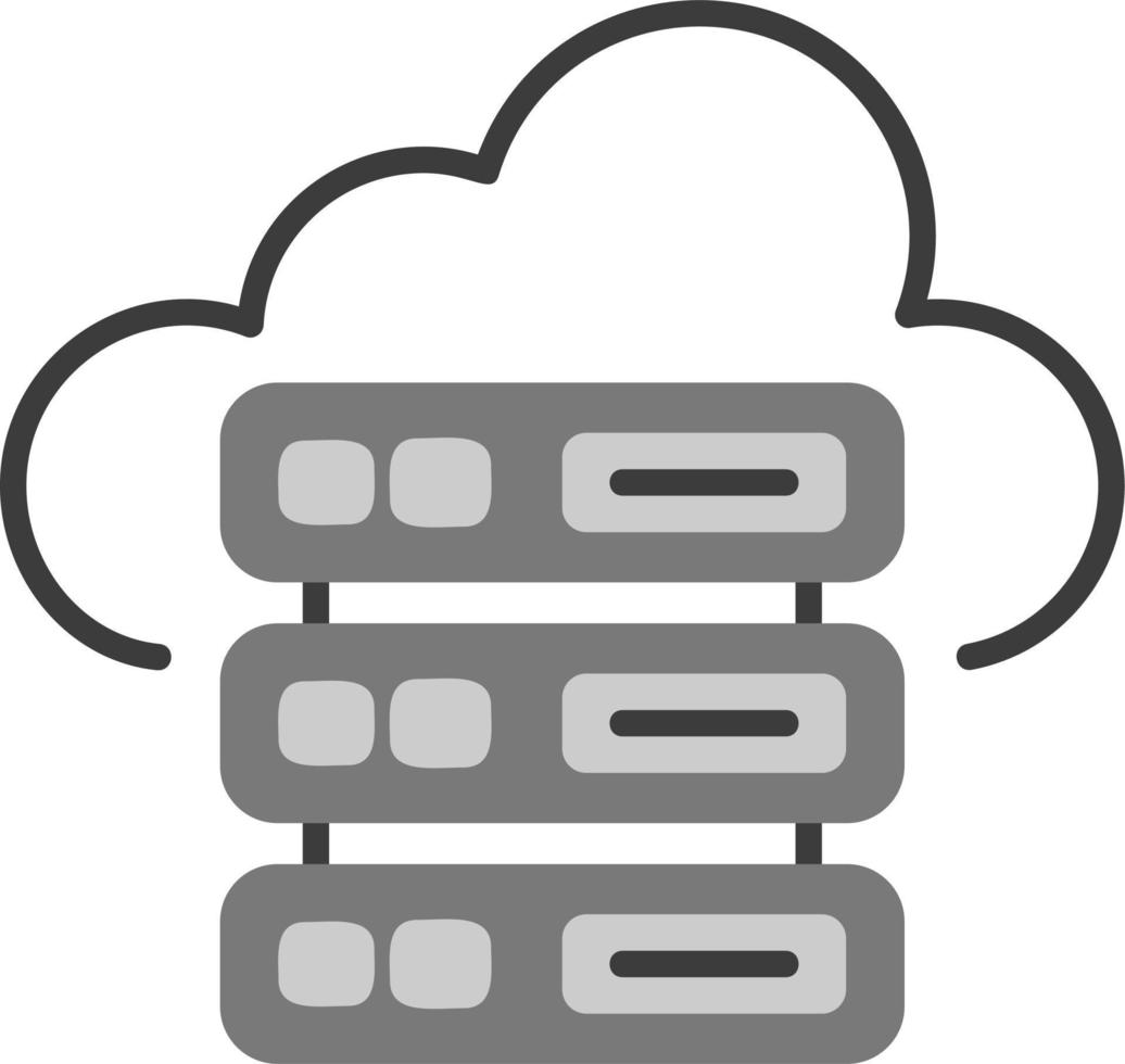 Cloud Server Vector Icon