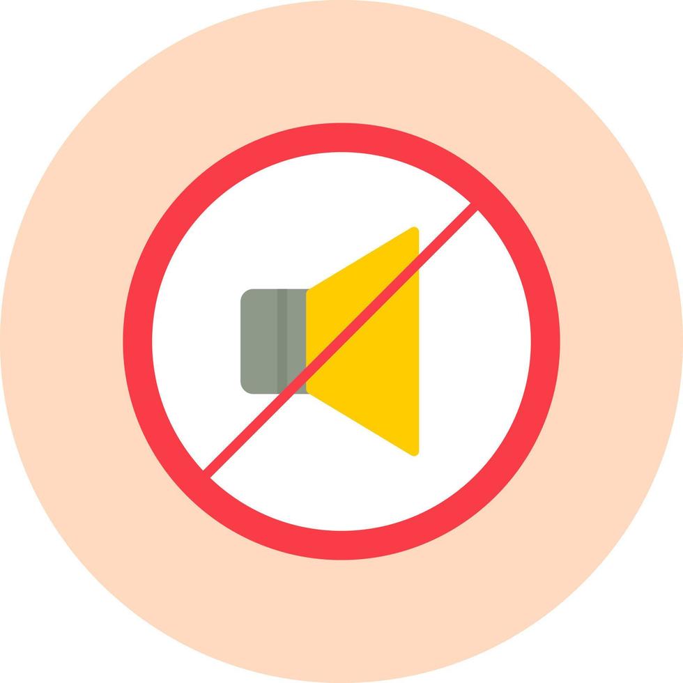 No Sound Vector Icon