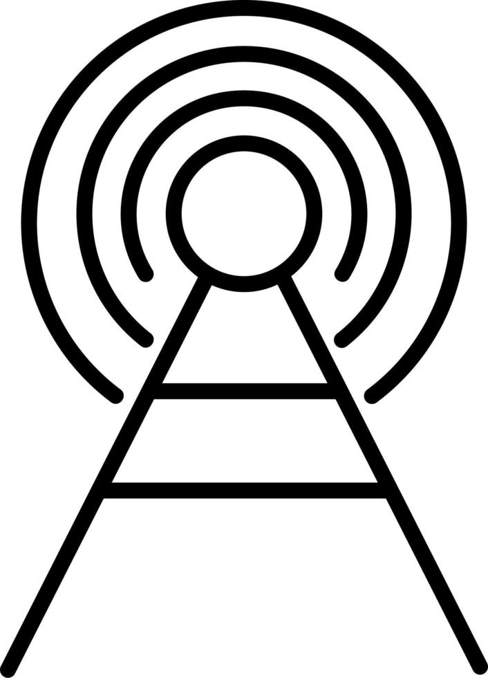 Broadcast Vector Icon