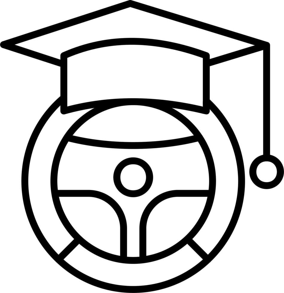 Driving School Vector Icon