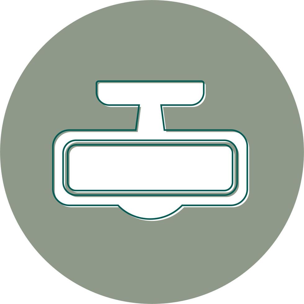 Rear Mirror Vector Icon