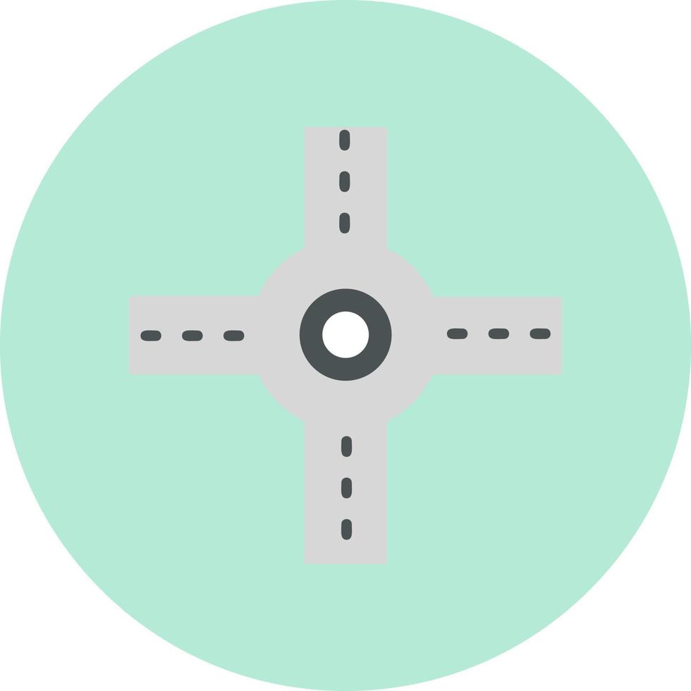 Crossroad Vector Icon