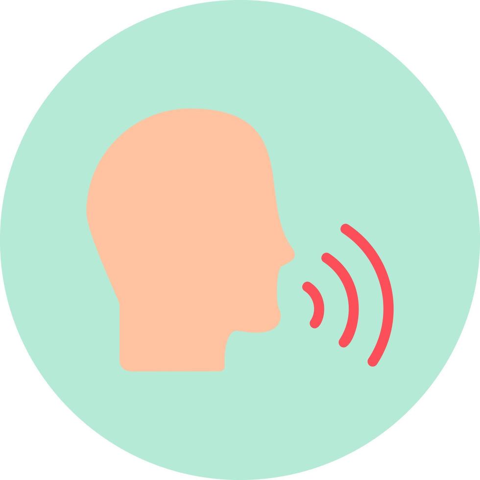 Talking Vector Icon