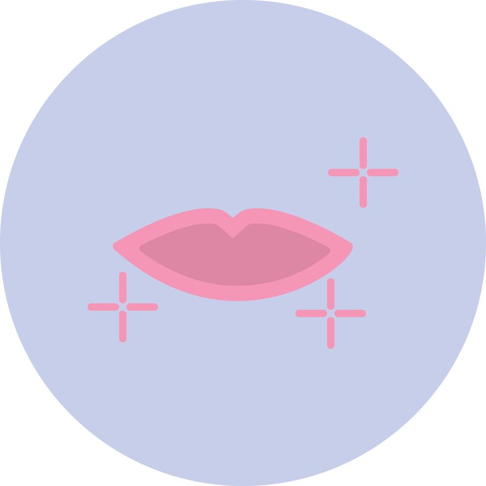 icono de vector de labios