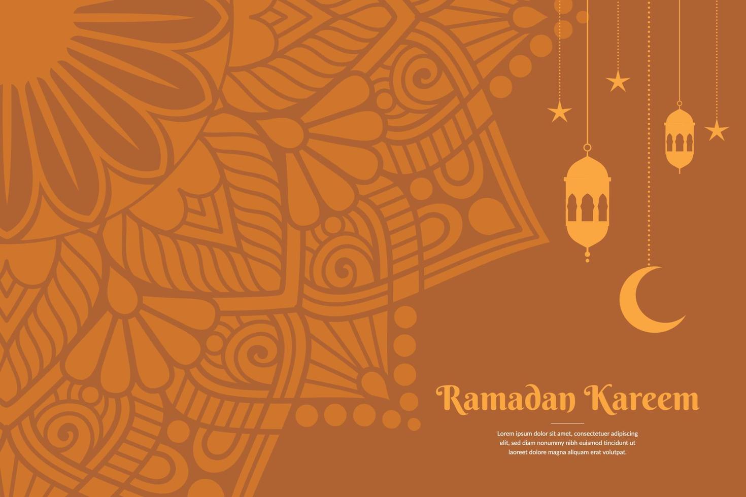 vector illustration of a Ramadan background, suitable to be used as a background for your business design