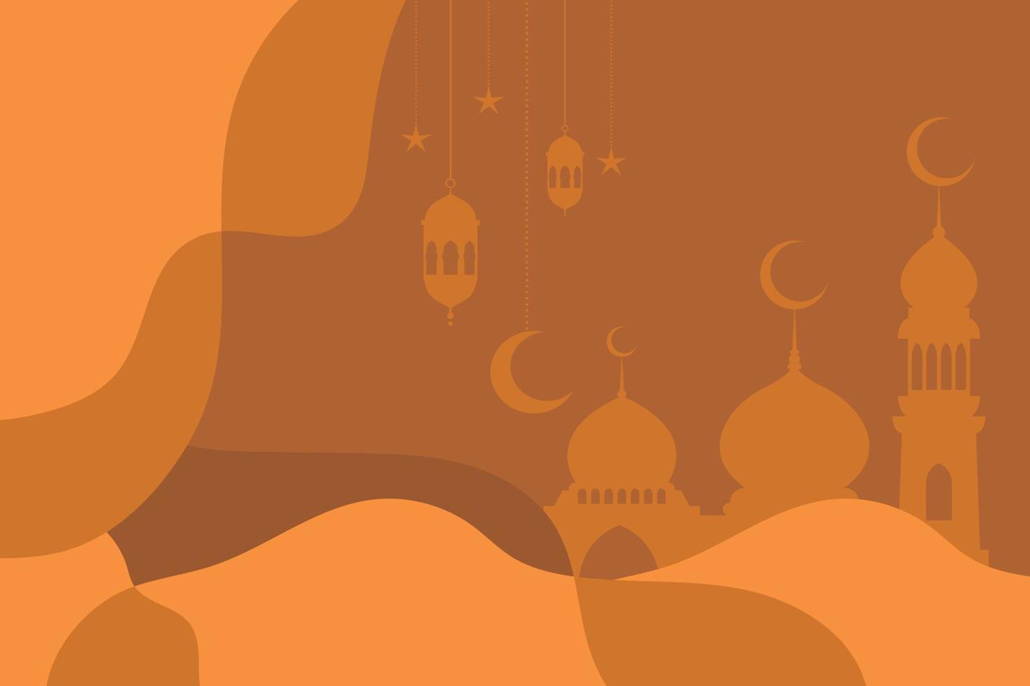 vector illustration of a Ramadan background, suitable to be used as a background for your business design