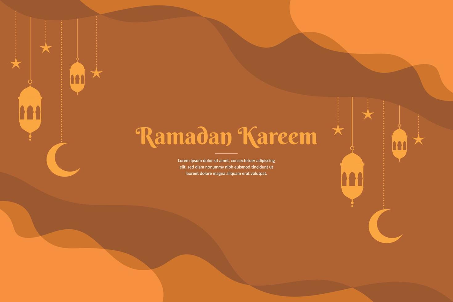 vector illustration of a Ramadan background, suitable to be used as a background for your business design