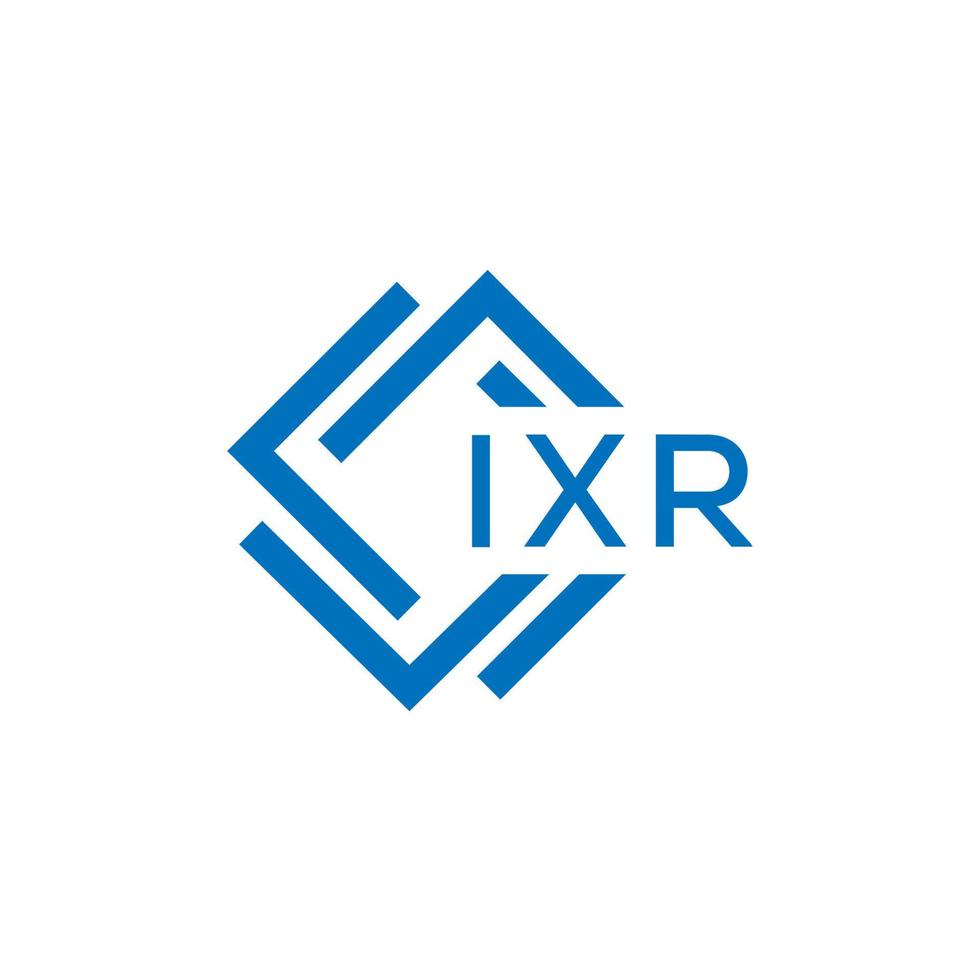 ixr letra logo diseño en blanco antecedentes. ixr creativo circulo letra logo concepto. ixr letra diseño. vector
