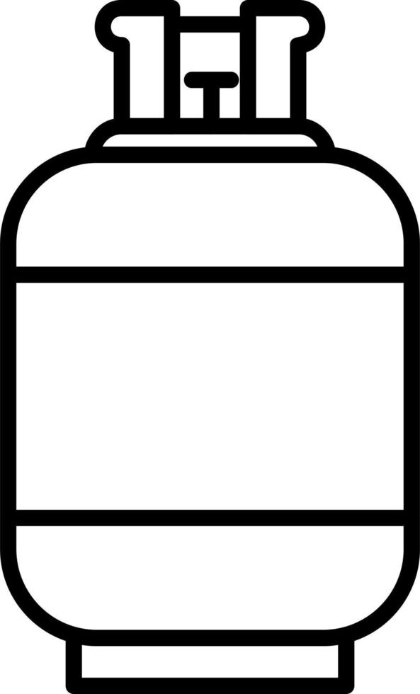 Gas Cylinder Vector Icon
