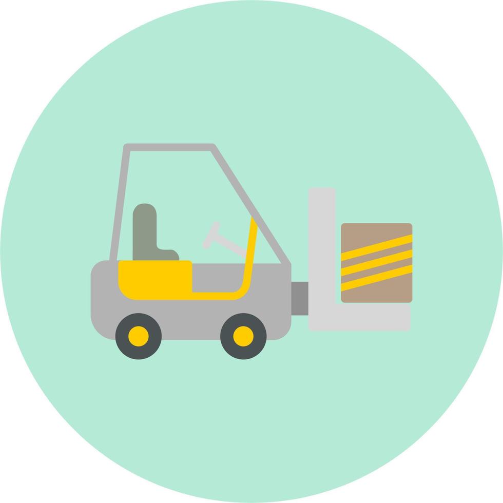 Forklift Vector Icon