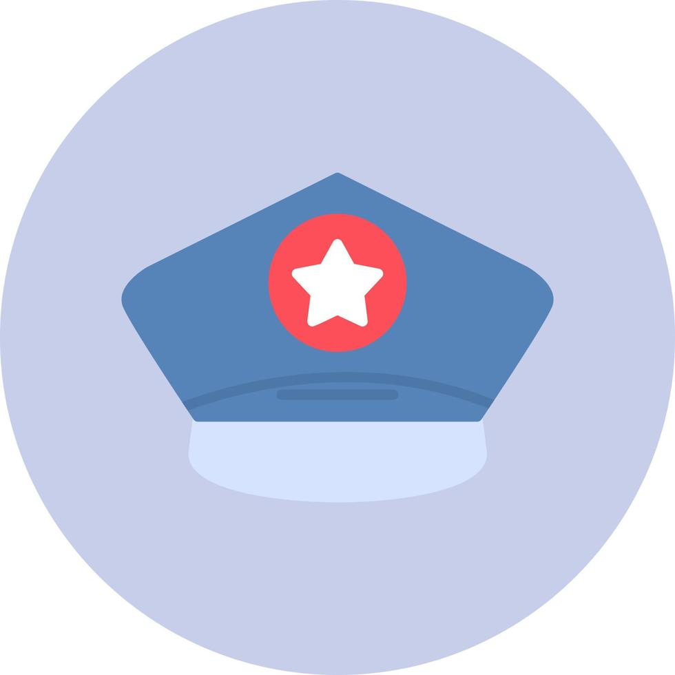 Police Cap Vector Icon