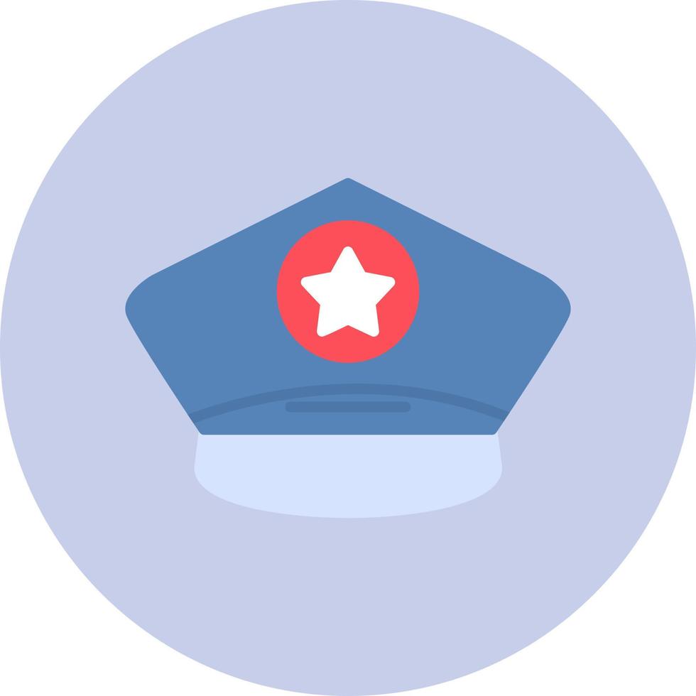 Police Cap Vector Icon