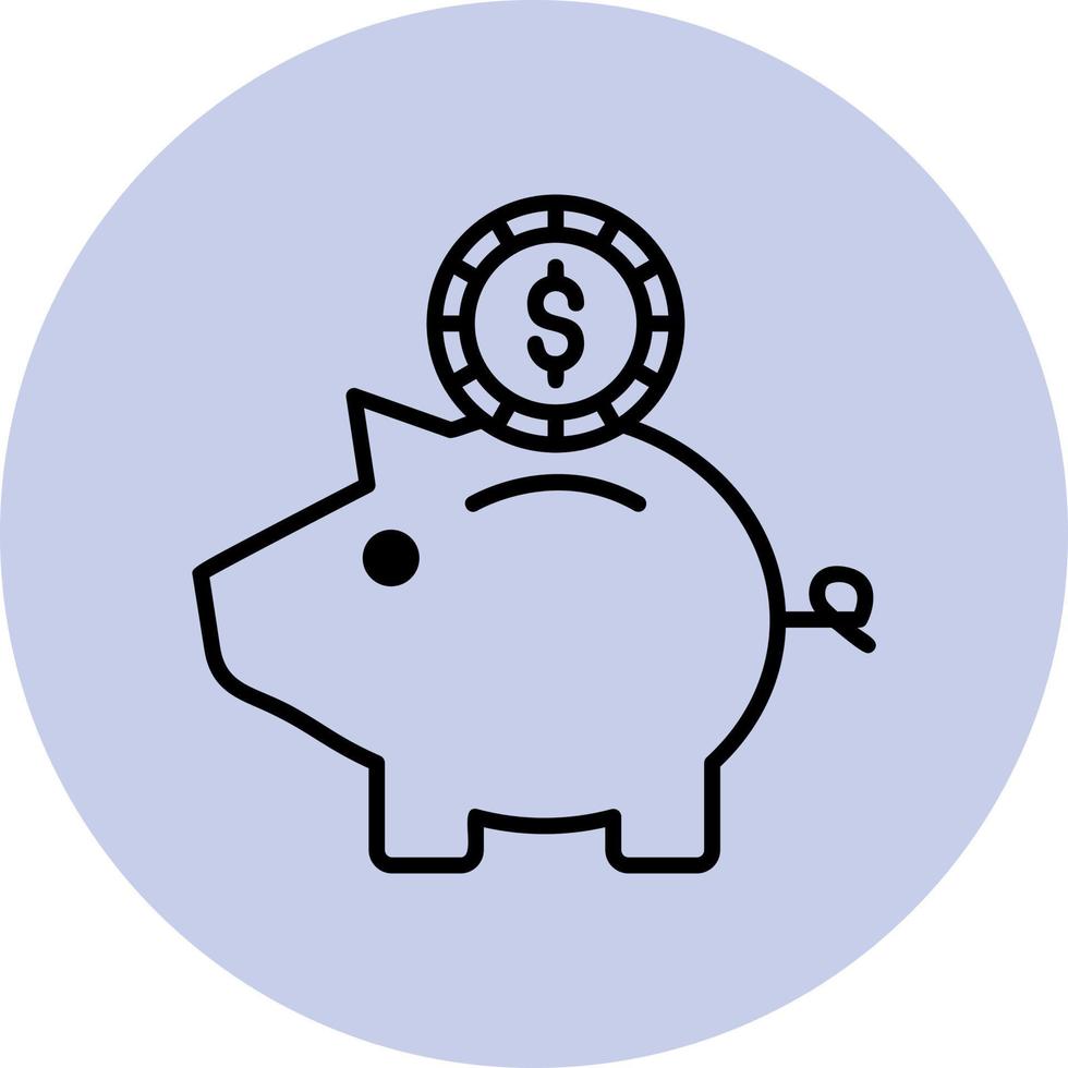 Piggy Bank Vector Icon