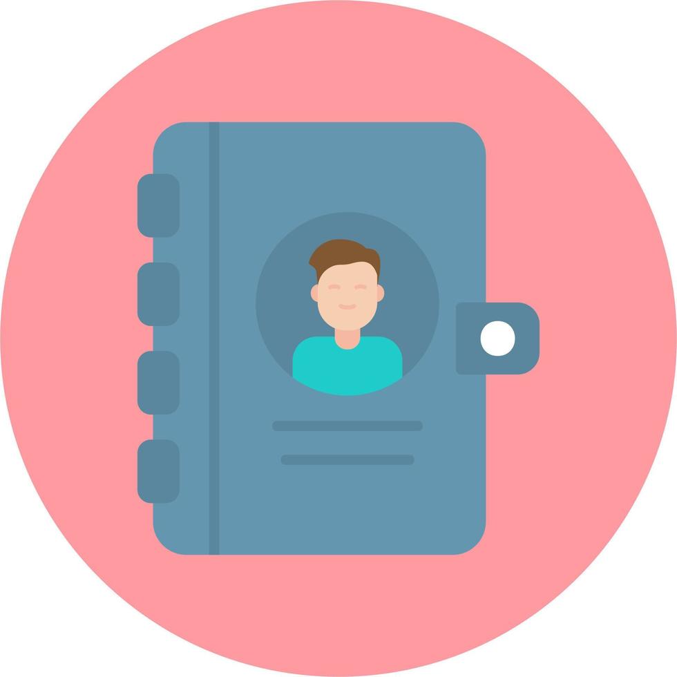 Address Book Vector Icon