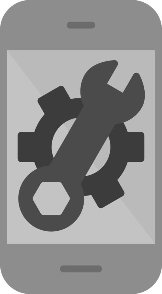 Mobile Setting Vector Icon