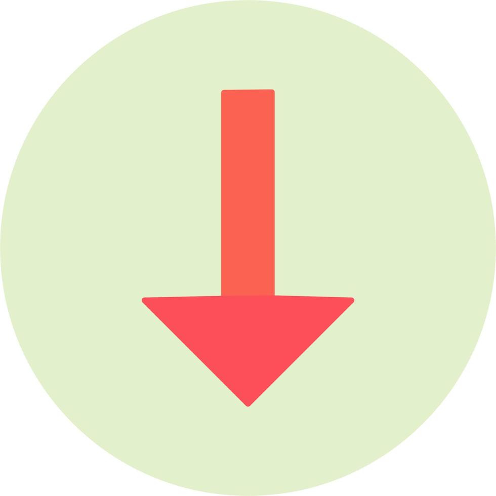 Down Arrow Vector Icon