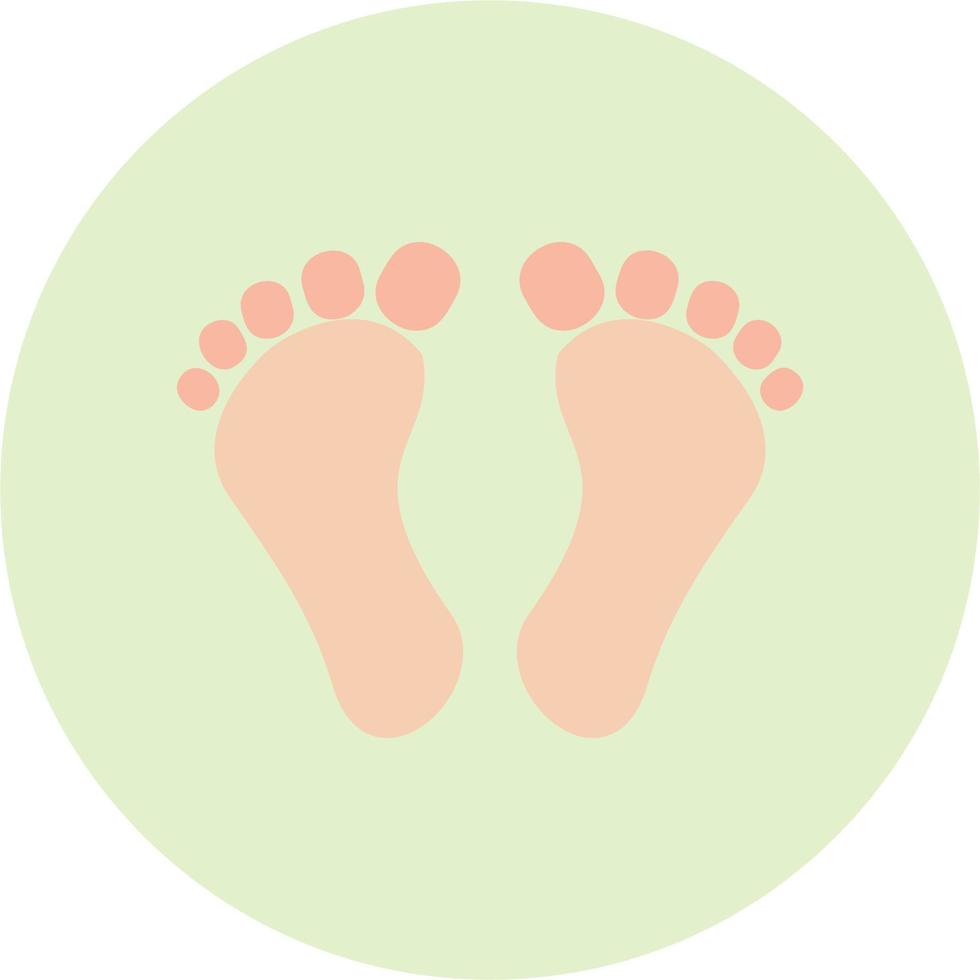 Digital Footprint Vector Icon