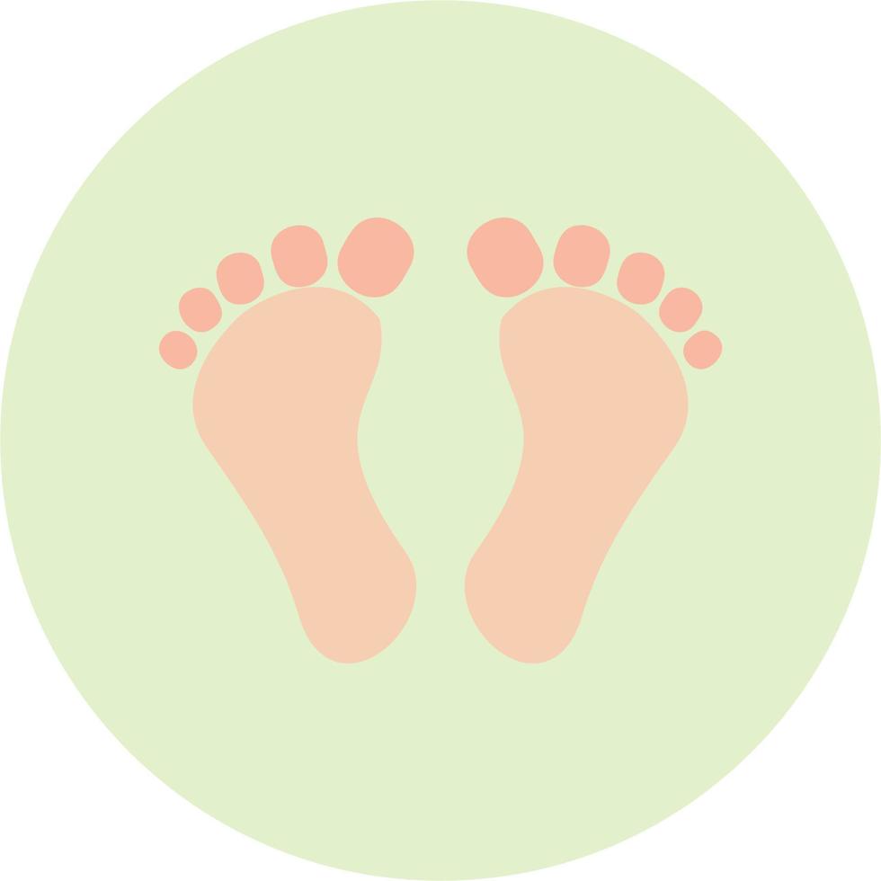 Digital Footprint Vector Icon