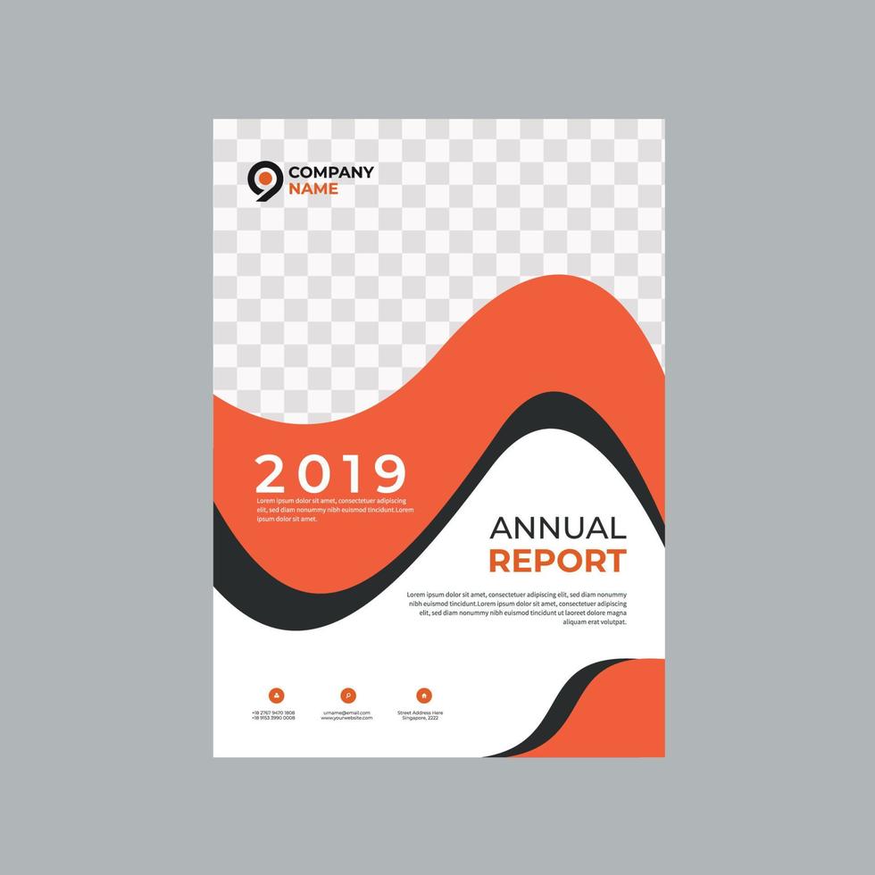 Business Flyer Template with Vector