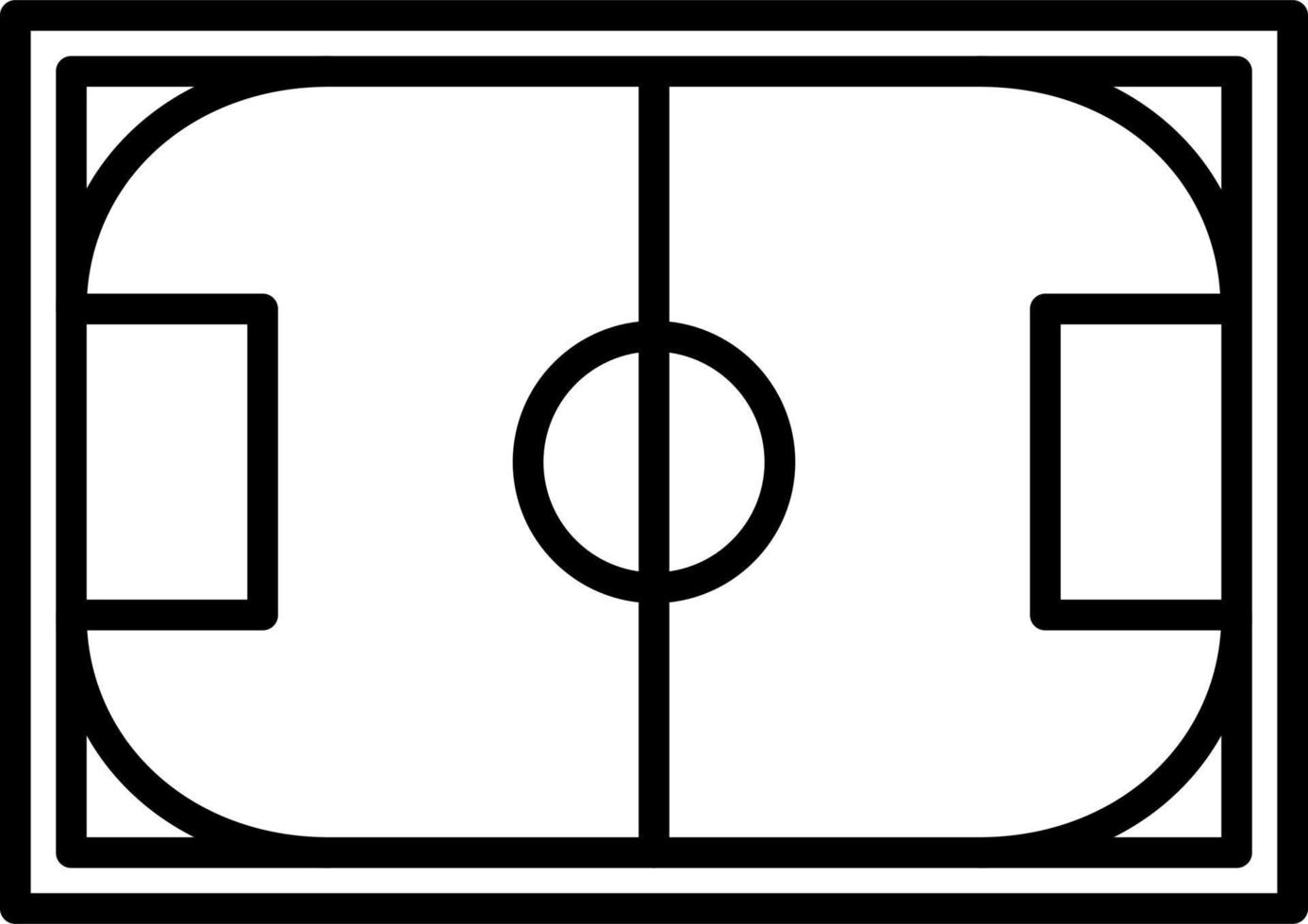 Football Pitch Vector Icon
