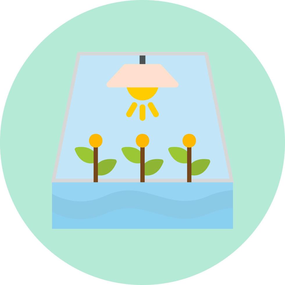 Lighting on plants Vector Icon