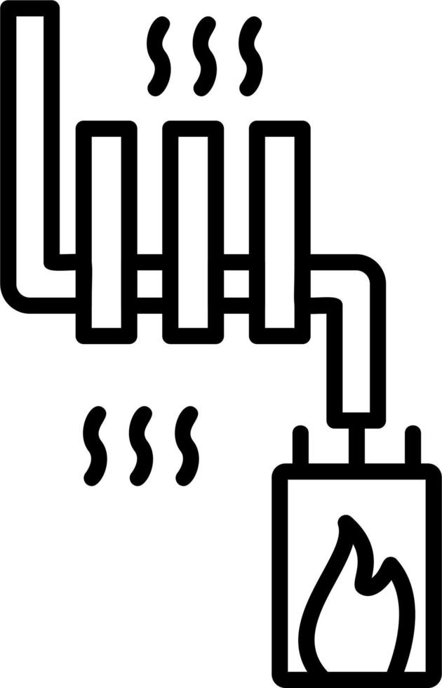 calor sistema vector icono