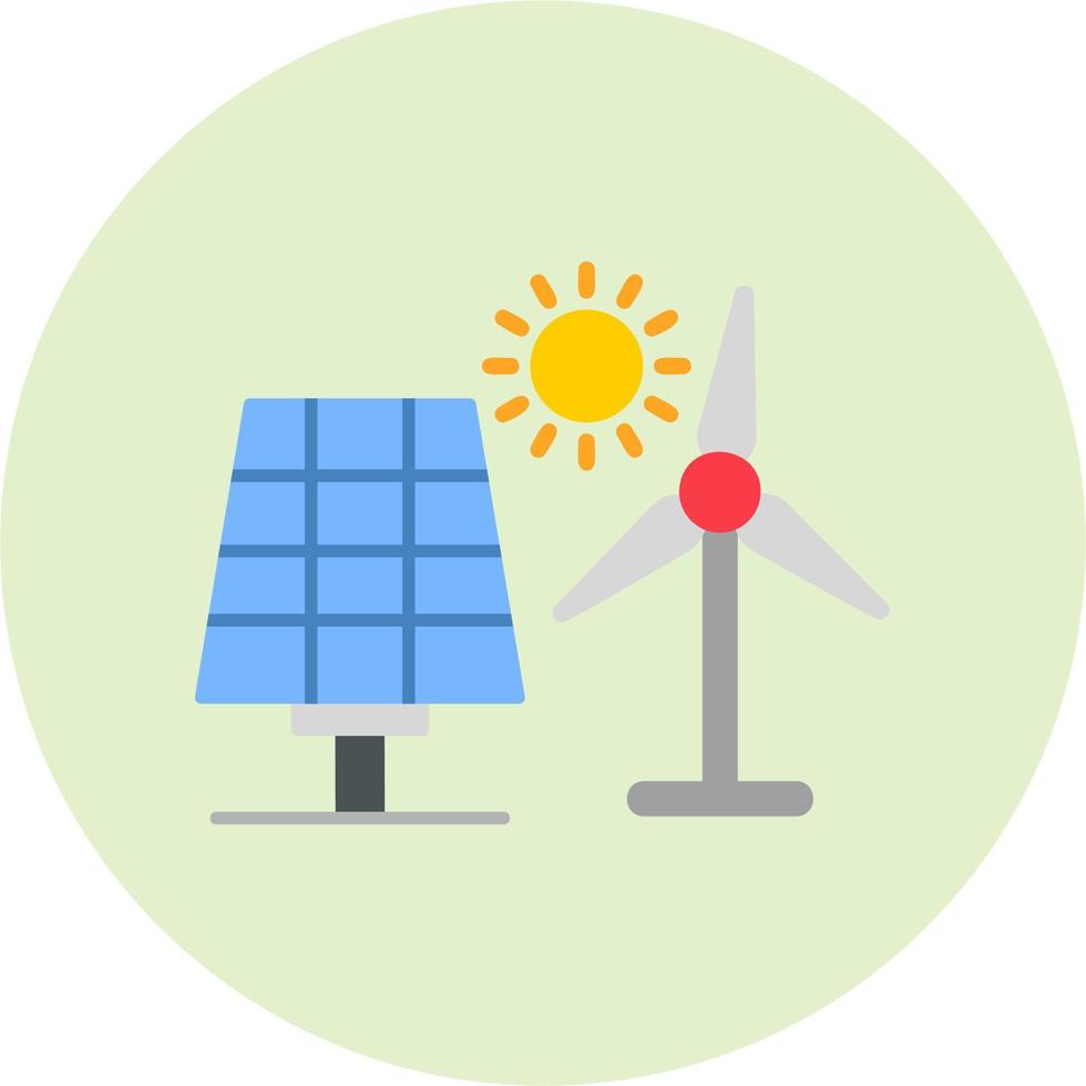 Renewable Energy Vector Icon