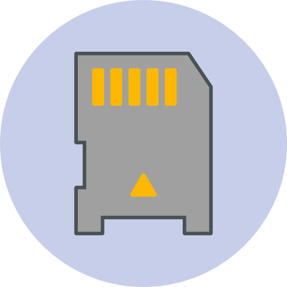 Memory Card Vector Icon