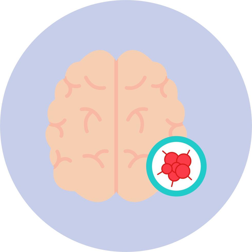 Brain Cancer Vector Icon